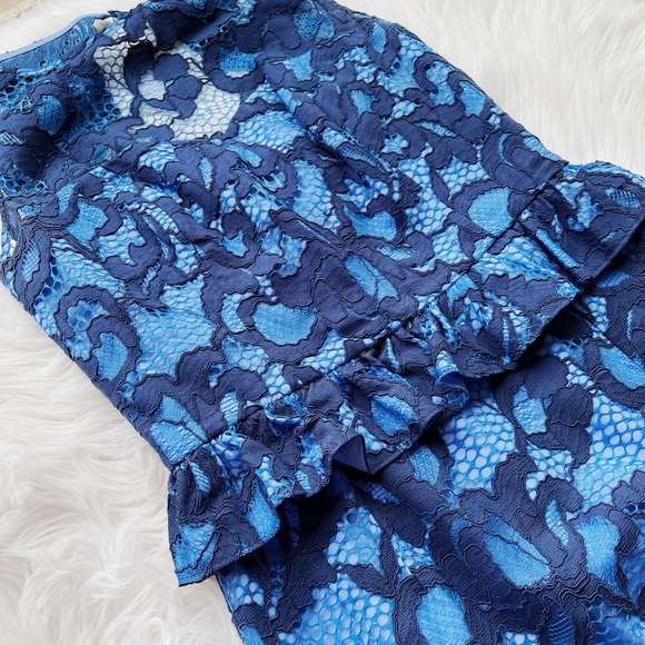 Lilly Pulitzer Blue Kiri Lace Dress - Picture 3 of 6